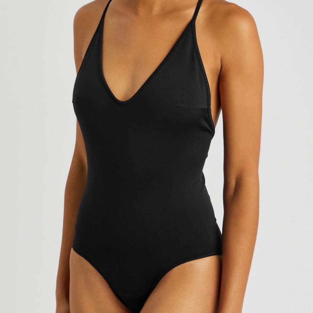 Black Prism2 London Spaghetti Strap Bodysuit